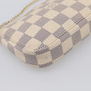 LOUIS VUITTON Damier Azur Mini Pochette Accessoires Pouch N63005 LV Auth ka7044-11