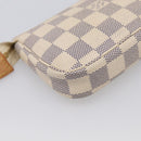 LOUIS VUITTON Damier Azur Mini Pochette Accessoires Pouch N63005 LV Auth ka7044-13