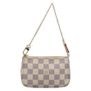 LOUIS VUITTON Damier Azur Mini Pochette Accessoires Pouch N63005 LV Auth ka7044-2