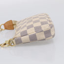 LOUIS VUITTON Damier Azur Mini Pochette Accessoires Pouch N63005 LV Auth ka7044-4