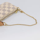 LOUIS VUITTON Damier Azur Mini Pochette Accessoires Pouch N63005 LV Auth ka7044-7