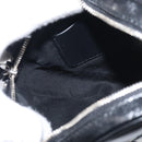 Balenciaga Luca Goal Heart Chain Bag Leather Black Silver 722781 Auth ka7045M-16