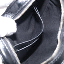 Balenciaga Luca Goal Heart Chain Bag Leather Black Silver 722781 Auth ka7045M-17