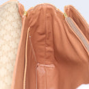 CELINE Macadam Canvas Shoulder Bag PVC Beige Gold Auth ka7047-19