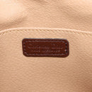 Christian Dior Trotter Canvas Clutch Bag PVC Brown Gold Auth ka7048-16