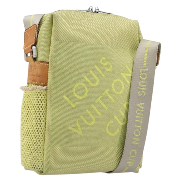 LOUIS VUITTON Damier Geant LV Cup Weatherly Bag Yellow M80636 LV Auth ka7049