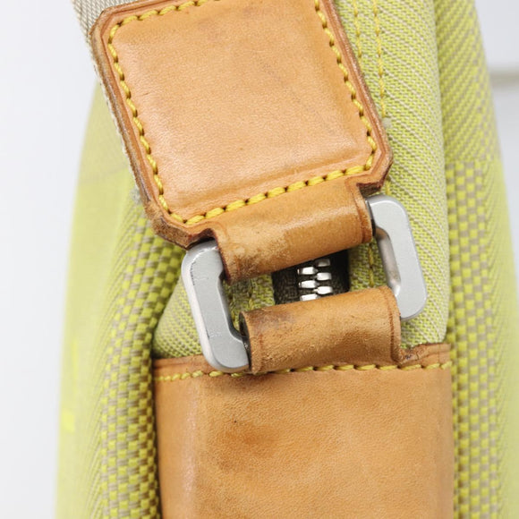 LOUIS VUITTON Damier Geant LV Cup Weatherly Bag Yellow M80636 LV Auth ka7049