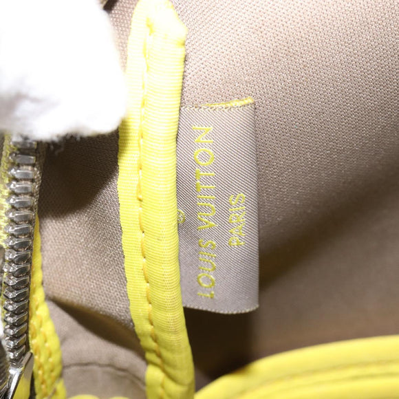 LOUIS VUITTON Damier Geant LV Cup Weatherly Bag Yellow M80636 LV Auth ka7049