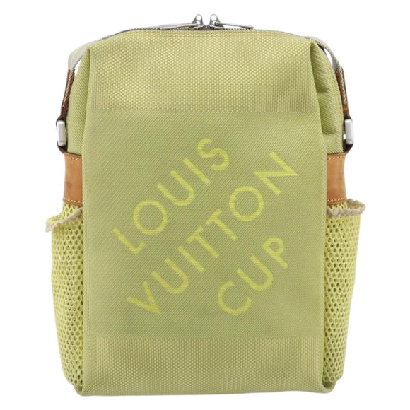 LOUIS VUITTON Damier Geant LV Cup Weatherly Bag Yellow M80636 LV Auth ka7049