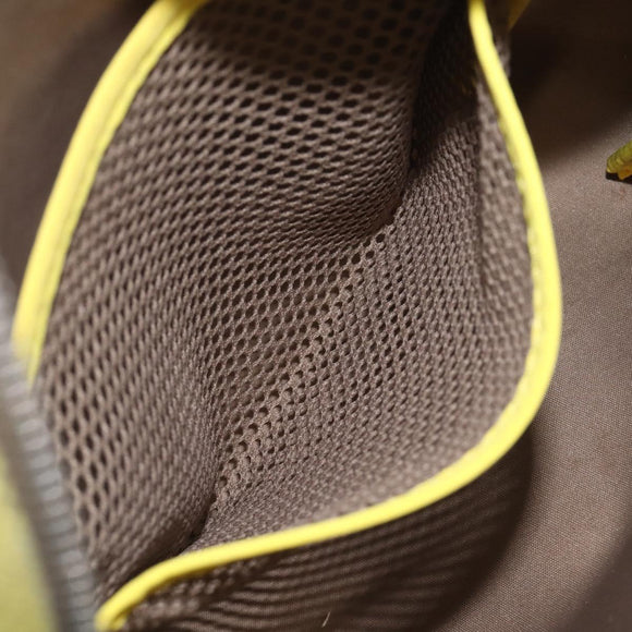 LOUIS VUITTON Damier Geant LV Cup Weatherly Bag Yellow M80636 LV Auth ka7049