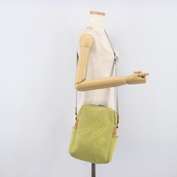 LOUIS VUITTON Damier Geant LV Cup Weatherly Bag Yellow M80636 LV Auth ka7049