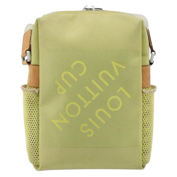 LOUIS VUITTON Damier Geant LV Cup Weatherly Bag Yellow M80636 LV Auth ka7049