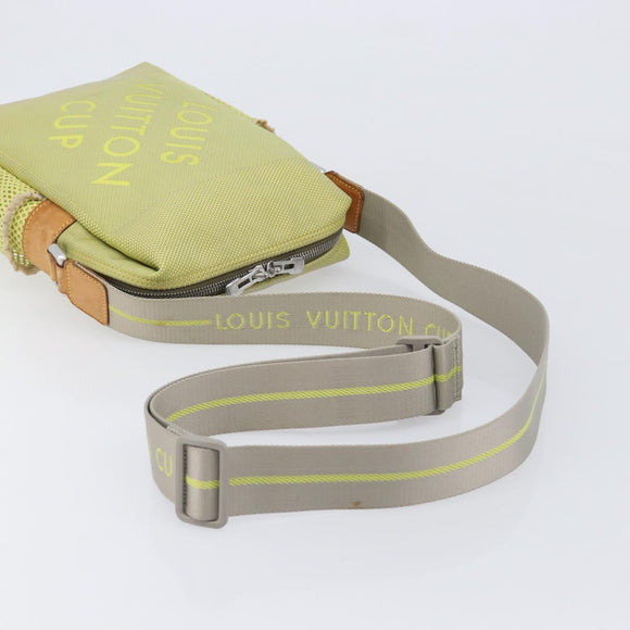 LOUIS VUITTON Damier Geant LV Cup Weatherly Bag Yellow M80636 LV Auth ka7049