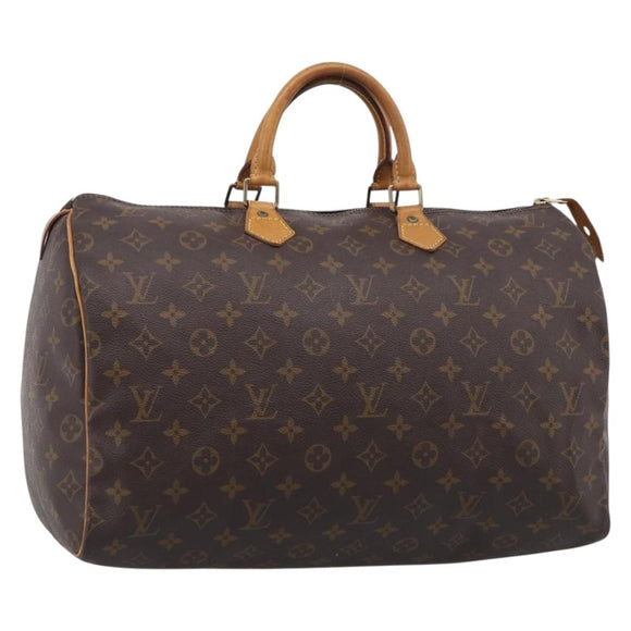 LOUIS VUITTON Monogram Speedy 40 Hand Bag M41522 LV Auth ka7051A