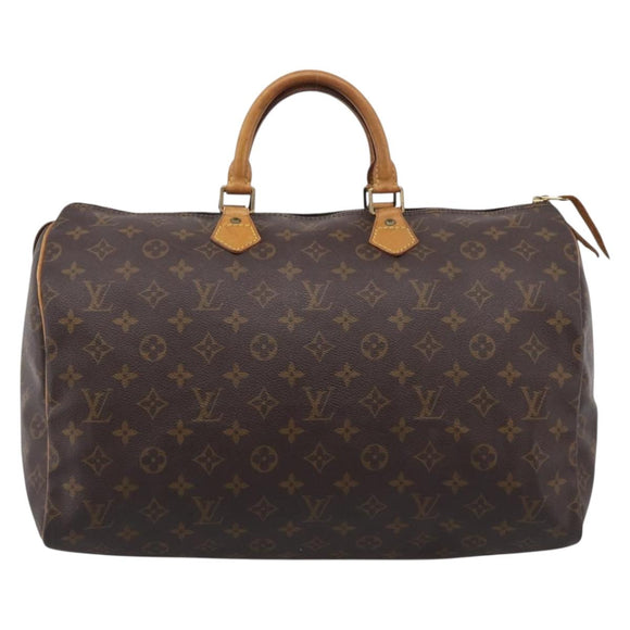 LOUIS VUITTON Monogram Speedy 40 Hand Bag M41522 LV Auth ka7051A