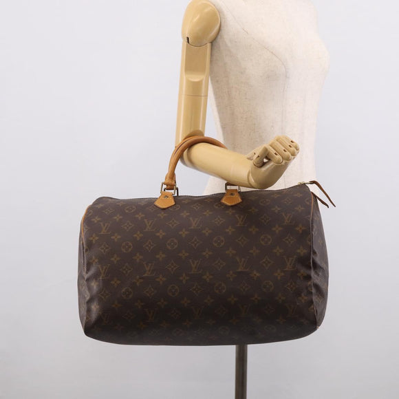 LOUIS VUITTON Monogram Speedy 40 Hand Bag M41522 LV Auth ka7051A
