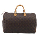LOUIS VUITTON Monogram Speedy 40 Hand Bag M41522 LV Auth ka7051A-3