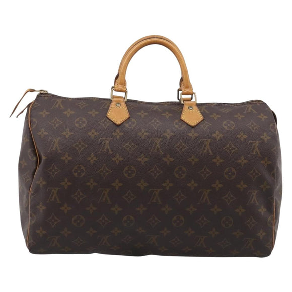 LOUIS VUITTON Monogram Speedy 40 Hand Bag M41522 LV Auth ka7051A