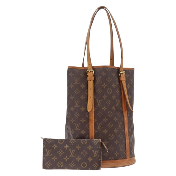 LOUIS VUITTON Monogram Bucket GM Shoulder Bag M42236 LV Auth ka7052