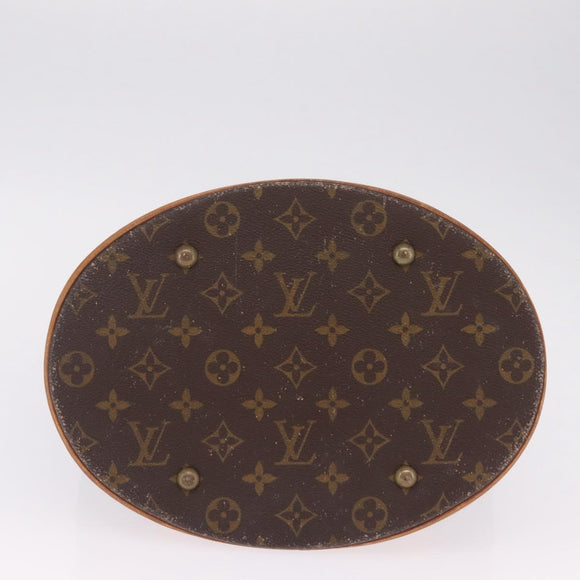 LOUIS VUITTON Monogram Bucket GM Shoulder Bag M42236 LV Auth ka7052