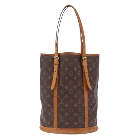 LOUIS VUITTON Monogram Bucket GM Shoulder Bag M42236 LV Auth ka7052