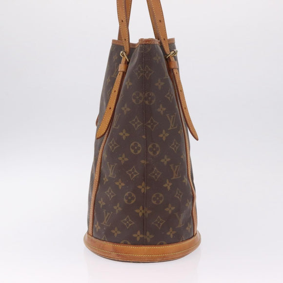 LOUIS VUITTON Monogram Bucket GM Shoulder Bag M42236 LV Auth ka7052