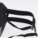 Saint Laurent Backpack Canvas Black Silver Auth ka7053-10