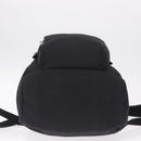 Saint Laurent Backpack Canvas Black Silver Auth ka7053-12