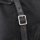 Saint Laurent Backpack Canvas Black Silver Auth ka7053-20