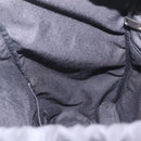 Saint Laurent Backpack Canvas Black Silver Auth ka7053-25