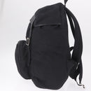 Saint Laurent Backpack Canvas Black Silver Auth ka7053-4