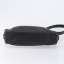 CELINE C Macadam Canvas Shoulder Bag Black Silver Auth ka7054-9