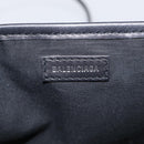 Balenciaga Navy Cabas XS Hand Bag Canvas 2way Black White 390346 Auth ka7055-16