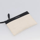 Balenciaga Navy Cabas XS Hand Bag Canvas 2way Black White 390346 Auth ka7055-21