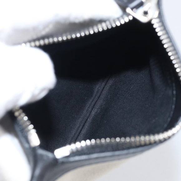 Balenciaga Navy Cabas XS Hand Bag Canvas 2way Black White 390346 Auth ka7055