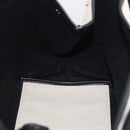 Balenciaga Navy Cabas S Hand Bag Canvas Black White 339933 Auth ka7056A-16