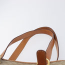 CELINE Macadam Canvas Tote Bag PVC Beige Gold Auth ka7059-8