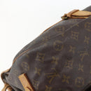 LOUIS VUITTON Monogram Saumur 35 Shoulder Bag M42254 LV Auth ka706-17