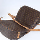 LOUIS VUITTON Monogram Saumur 35 Shoulder Bag M42254 LV Auth ka706-19