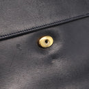Cartier Shoulder Bag Leather Black Gold Auth ka7060A-17