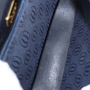 Cartier Shoulder Bag Leather Black Gold Auth ka7060A-19