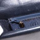 Cartier Shoulder Bag Leather Black Gold Auth ka7060A-22