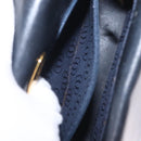 Cartier Shoulder Bag Leather Black Gold Auth ka7060A-23