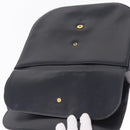 Cartier Shoulder Bag Leather Black Gold Auth ka7060A-24