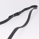 Cartier Shoulder Bag Leather Black Gold Auth ka7060A-8