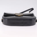 Cartier Shoulder Bag Leather Black Gold Auth ka7060A-9