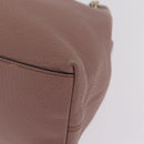 GUCCI Chain Soho Shoulder Bag Leather Pink Gold 308982 Auth ka7062-13
