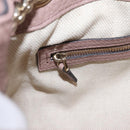 GUCCI Chain Soho Shoulder Bag Leather Pink Gold 308982 Auth ka7062-19