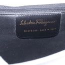 Salvatore Ferragamo Shoulder Bag Leather White Gold Auth ka7065-18