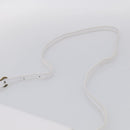 Salvatore Ferragamo Shoulder Bag Leather White Gold Auth ka7065-9